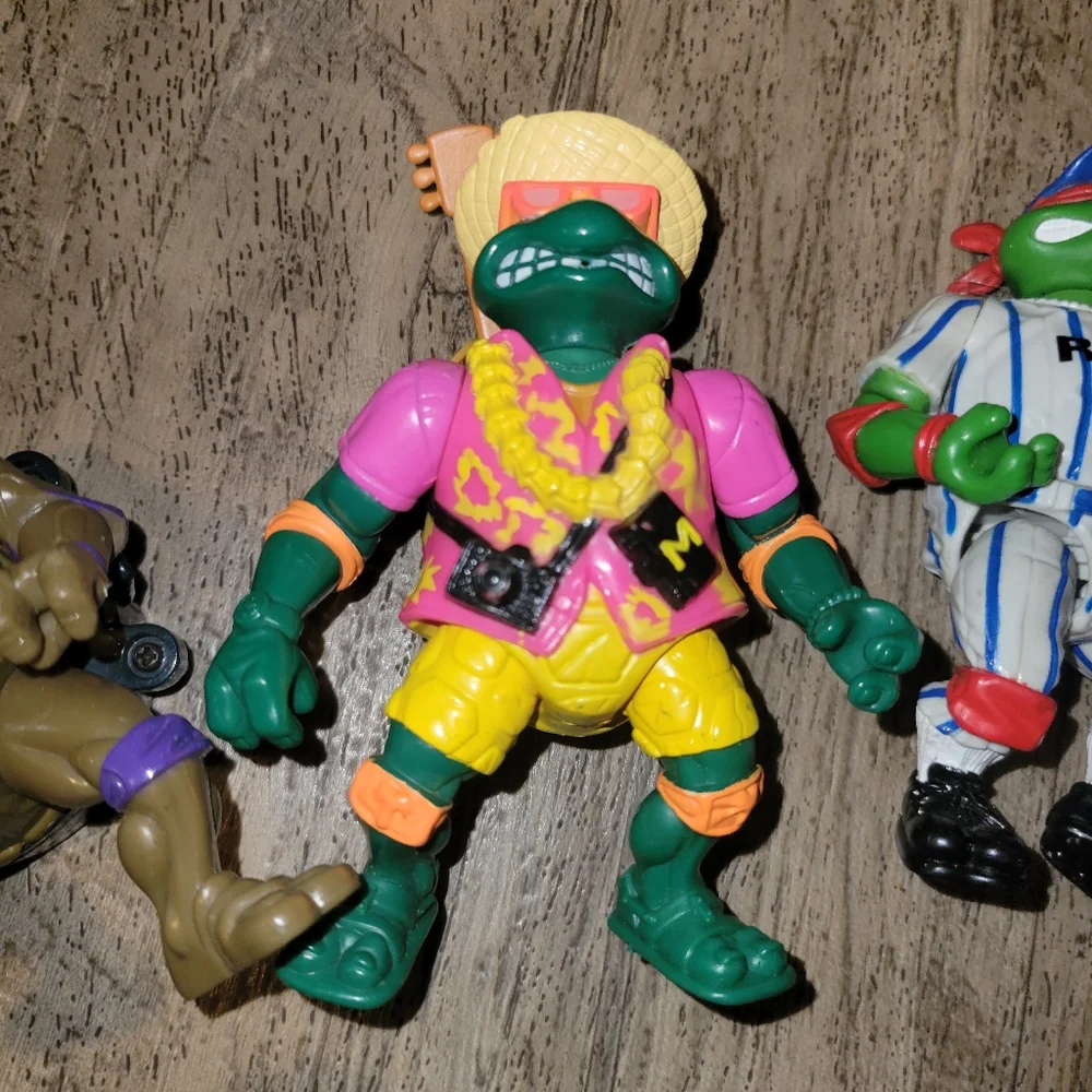 VTG TMNT Teenage Mutant Ninja Turtles Mixed Figure Lot of 12 .. 90s